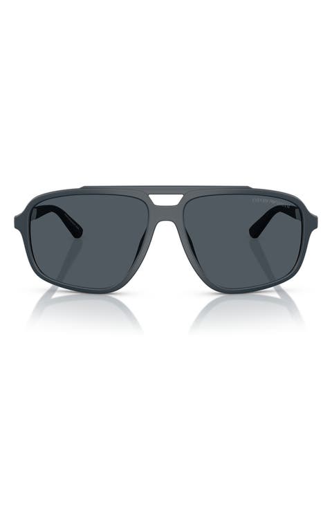 59mm Pilot Sunglasses