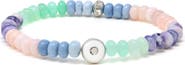 Anzie Jac + Jo Soul Pastel Opal Beaded Stretch Bracelet