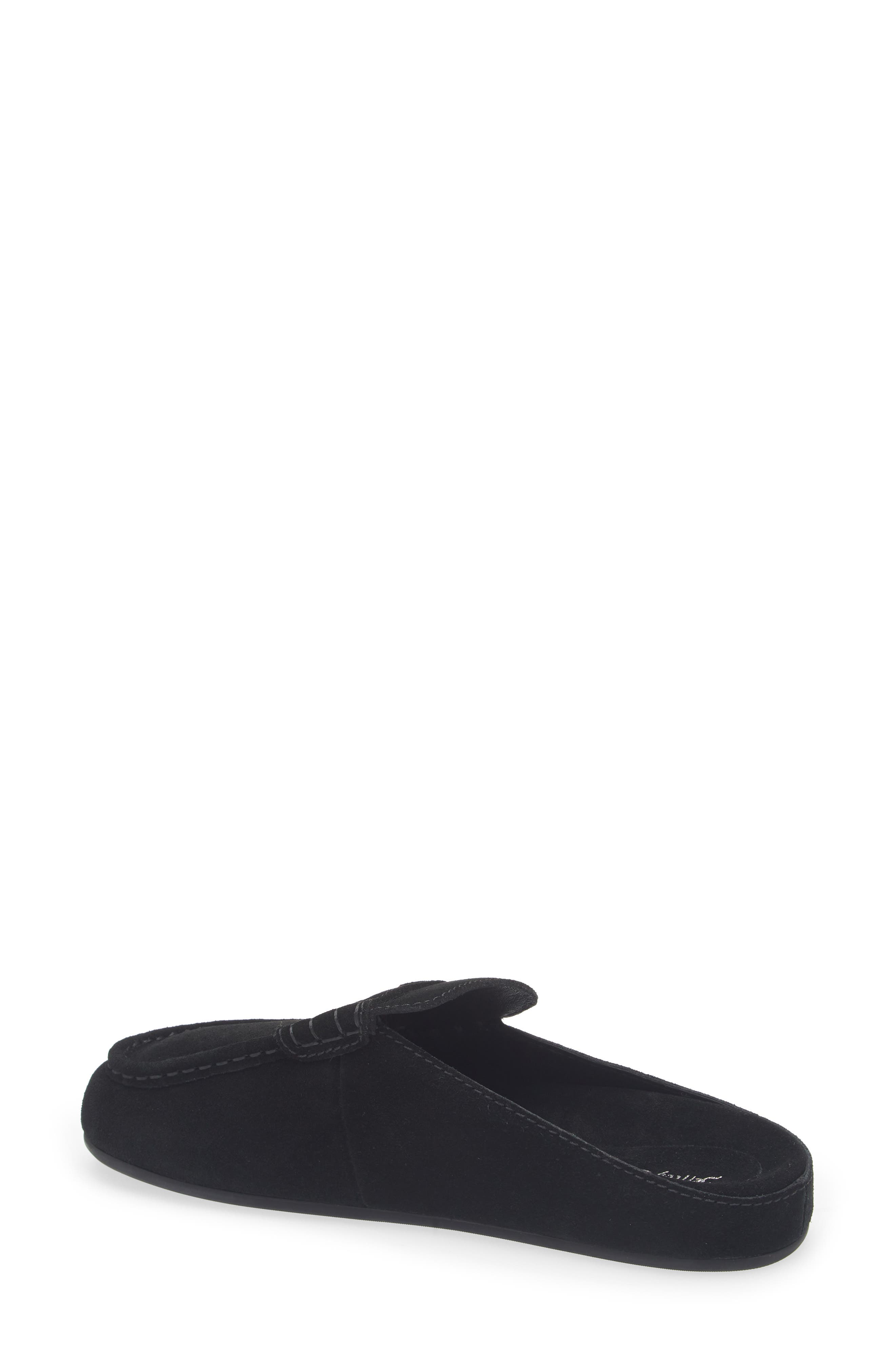 Jeffrey Campbell Miles Loafer Mule, Alternate, color, Black Suede