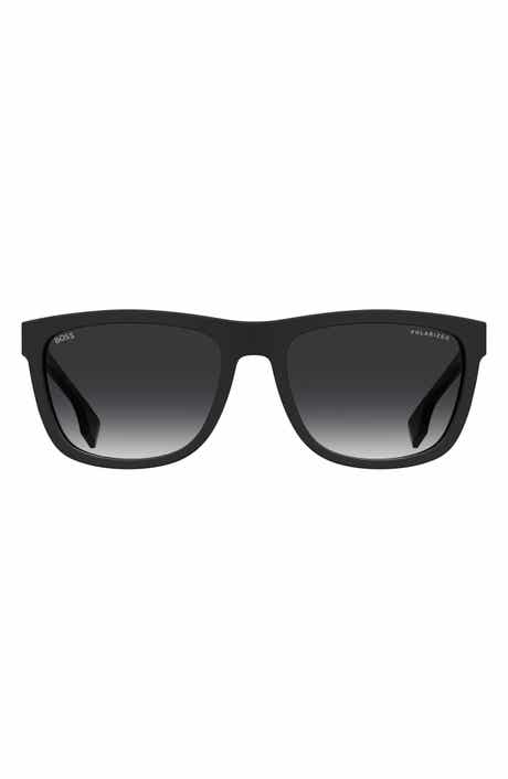 BOSS 58mm Polarized Square Sunglasses