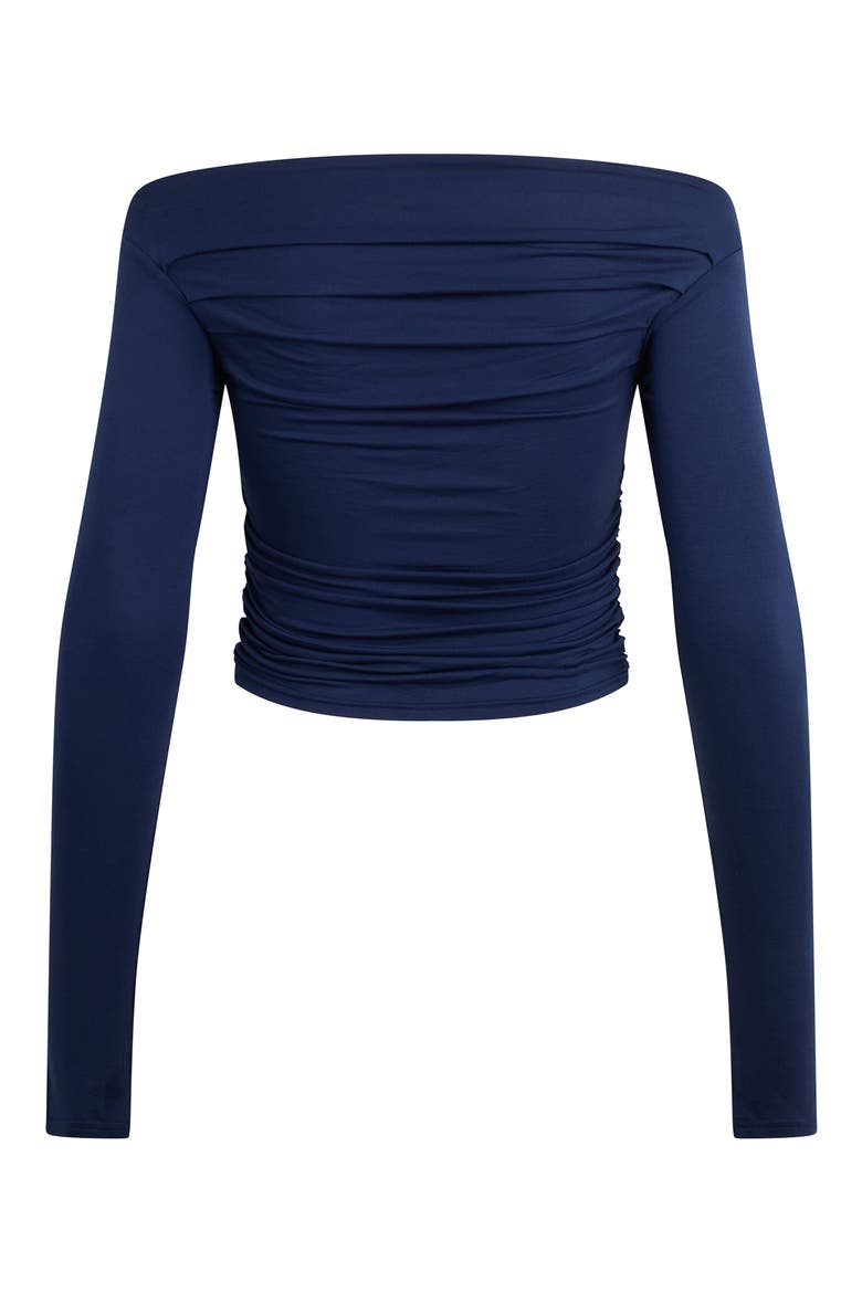 The Get Him Back Ruched Top, Alternate, color, AEGEAN BLUE