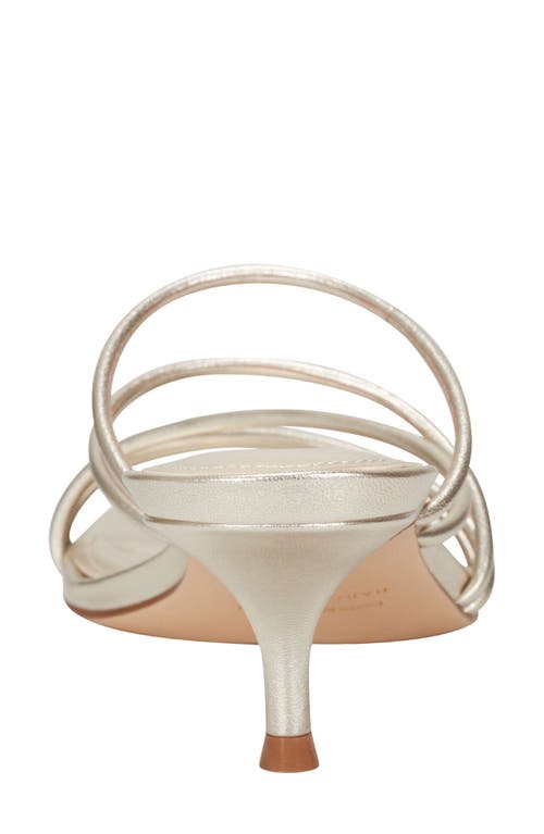Marc Fisher Banna Strappy Sandal In Metallic Gold