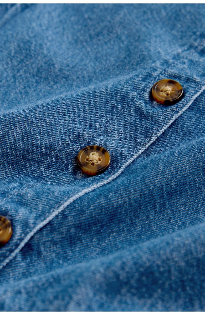 NEXT Kids' Sleeveless Denim Dress, Alternate, color, Blue