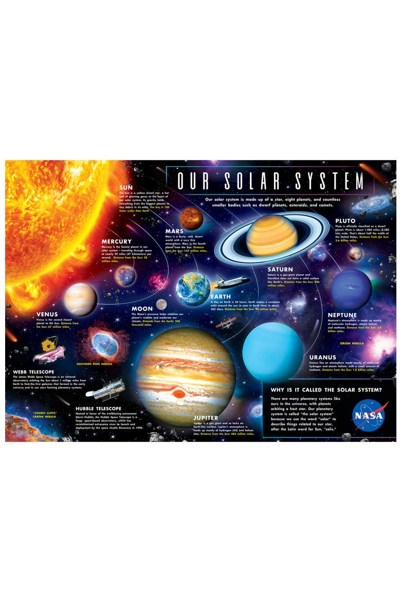 Our Solar System - 1000pc Jigsaw Puzzle, Alternate, color, Multicolor