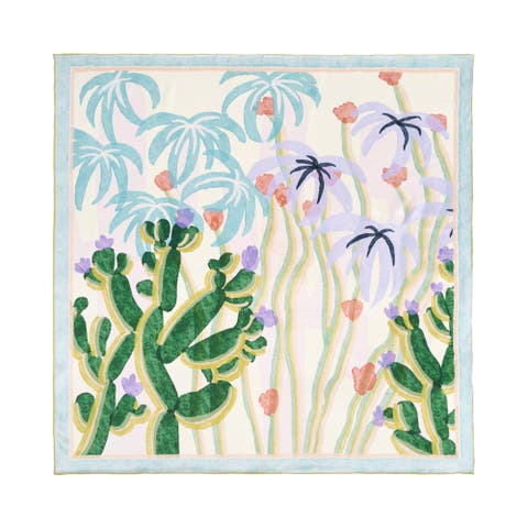 "Ethereal Mirage" Large Silk Scarf