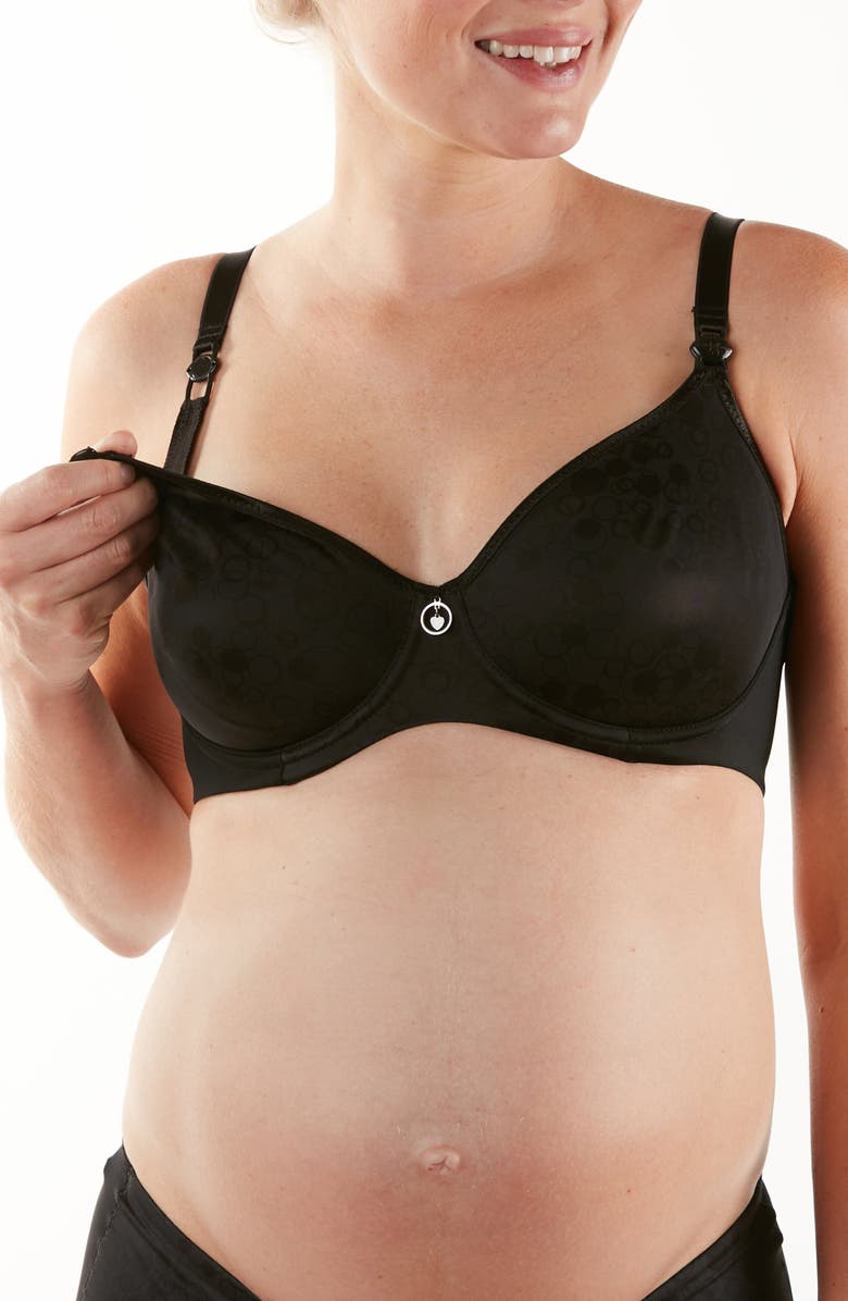 Cache Coeur Gloss Underwire Maternity/Nursing Bra, Alternate, color, 