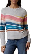 Faherty Print Slub Organic Cotton Sweatshirt