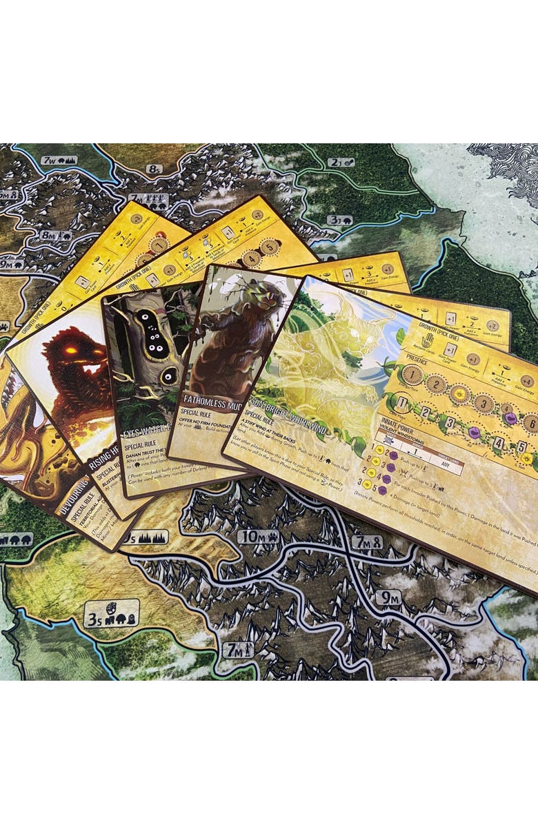 Greater Than Games Horizons Of Spirit Island Classic Spirit Panel Boards 5 Greyboard Panels, Alternate, color, Multicolored