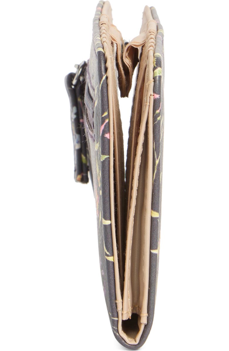 MUNDI SMALL LEATHER GOODS Slim Clutch, Alternate, color, Floral Whispers