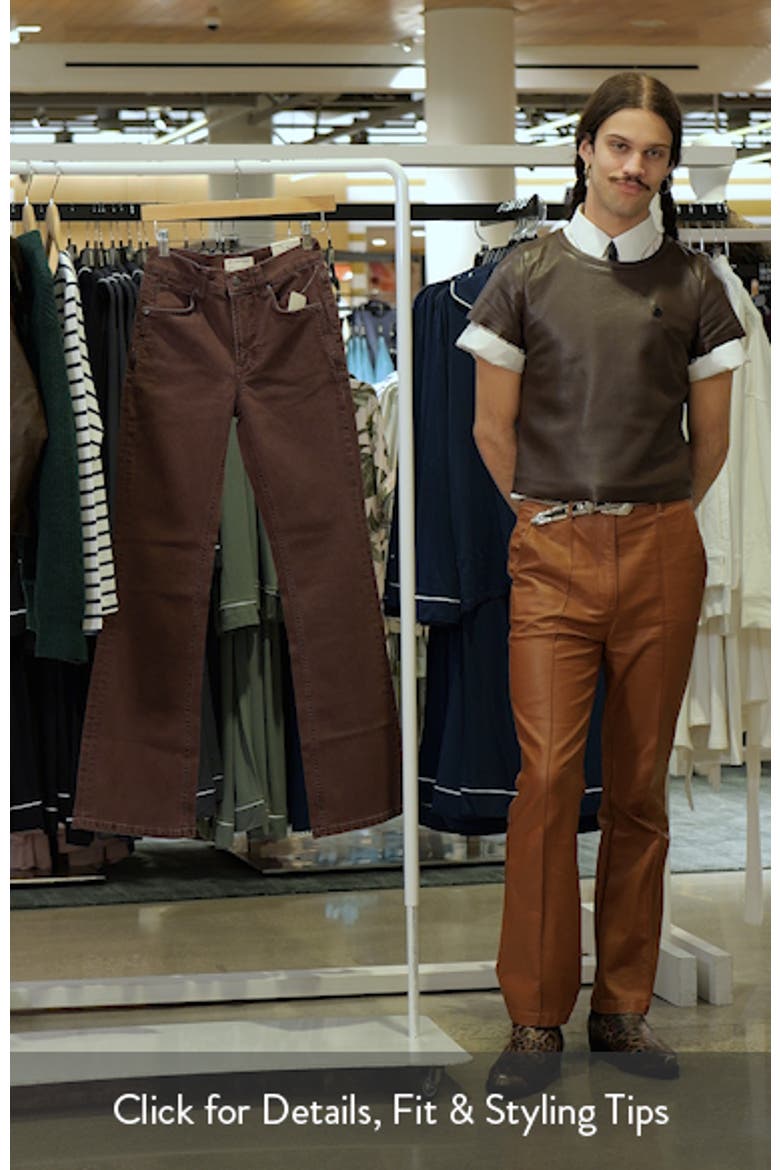 Double Knot High Waist Straight Leg Jeans video