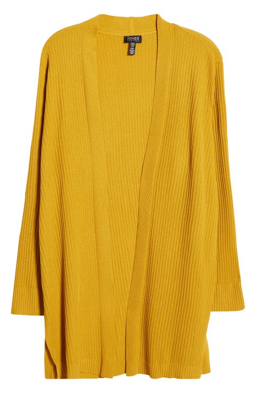 Jones New York Sutton Rib Cardigan In Yellow