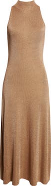 Altuzarra Mitzi Metallic Jersey Dress