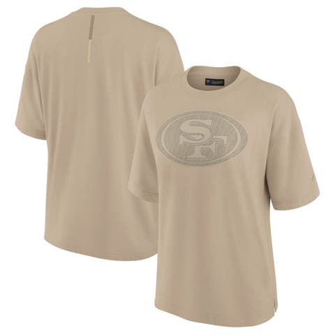 Women's Fanatics Signature Khaki San Francisco 49ers Elements Oversized T-Shirt
