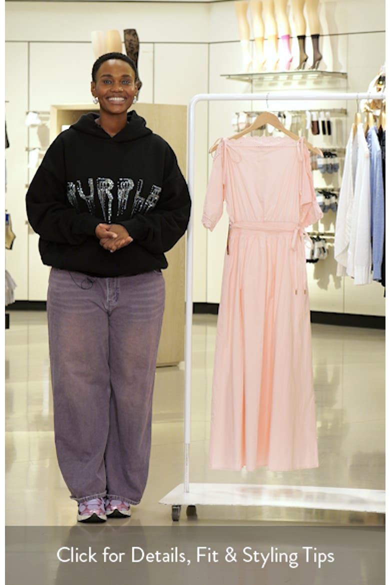 Nellie Cotton Midi Dress video