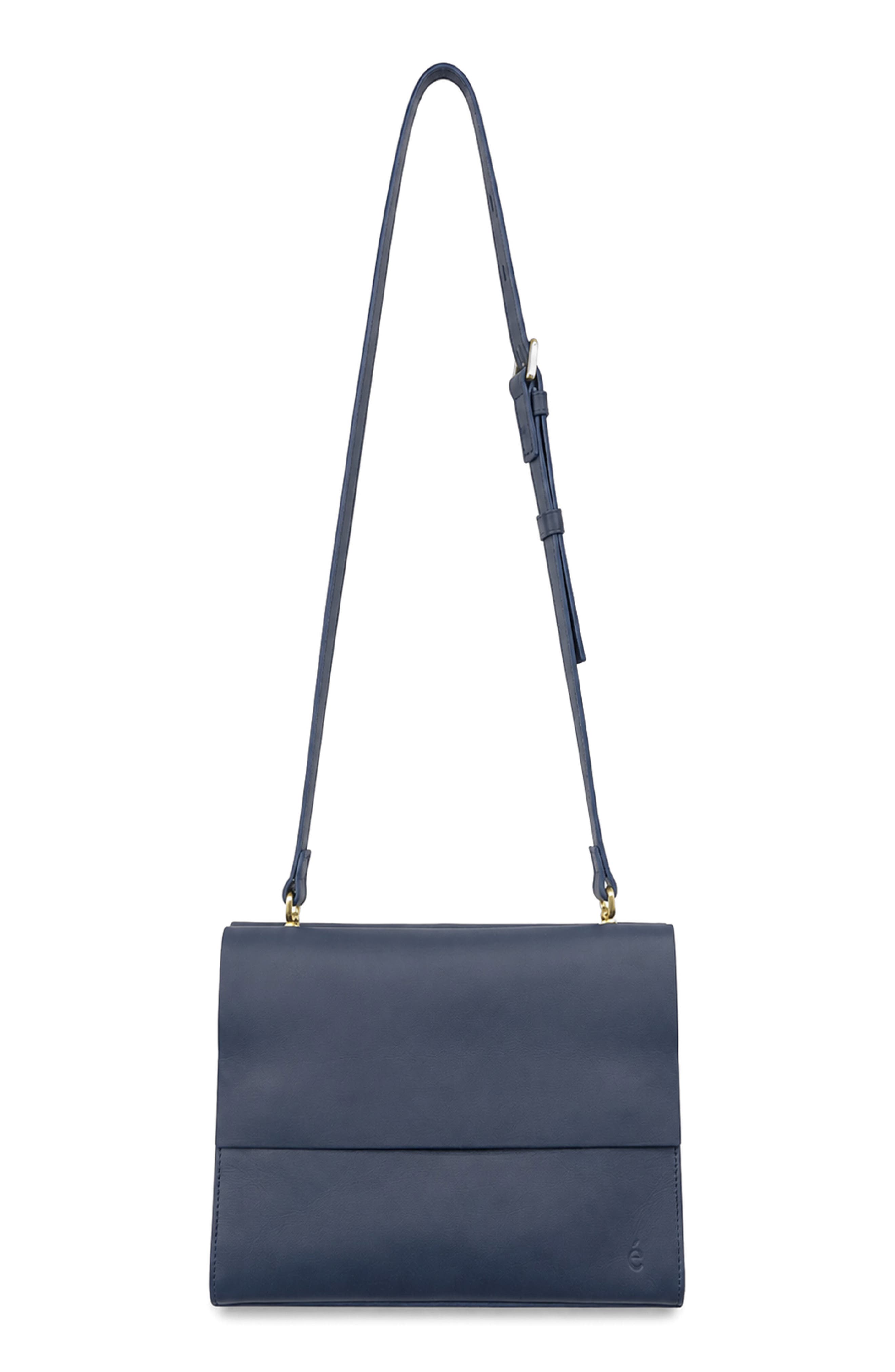Betty Leather Crossbody Bag, Alternate, color, MIDNIGHT