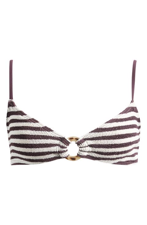 Lissio Stripe Bikini Top