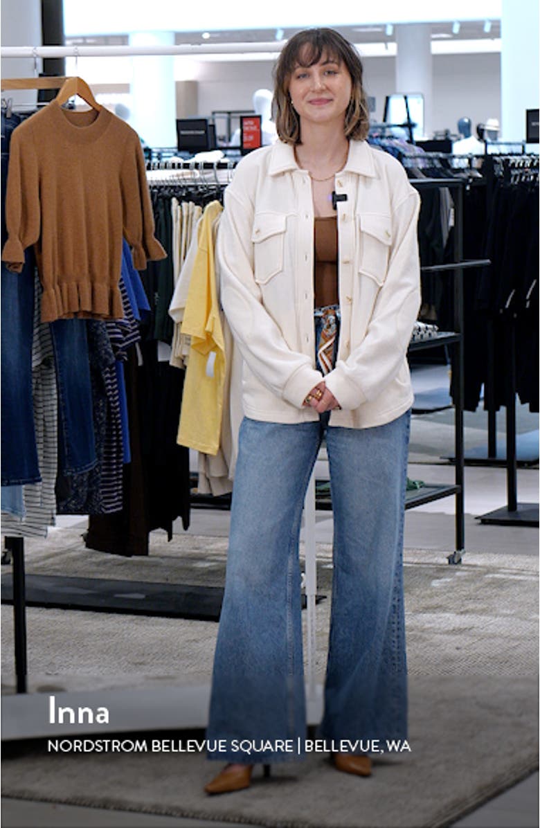 Sweatshirt Pocket Shacket, sales video thumbnail