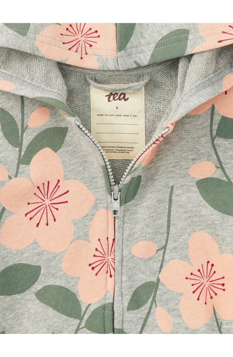 Tea Collection Easy Fit Hoodie, Alternate, color, Plum Blossom