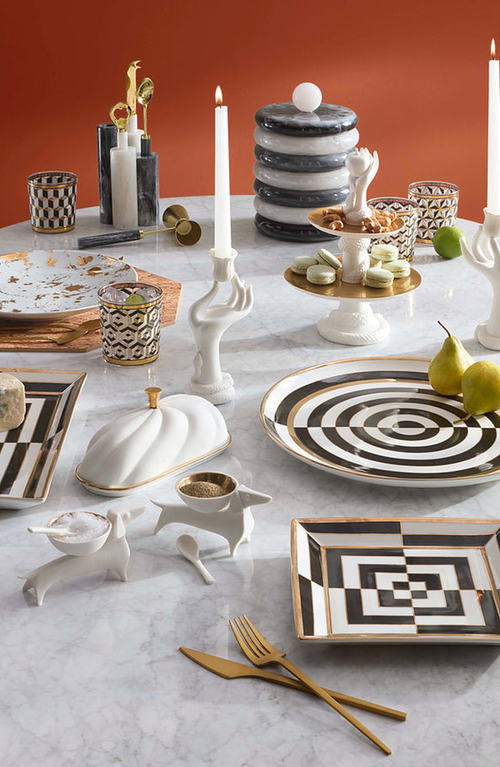 Jonathan Adler Eve Bon Bon Decorative Tray In White