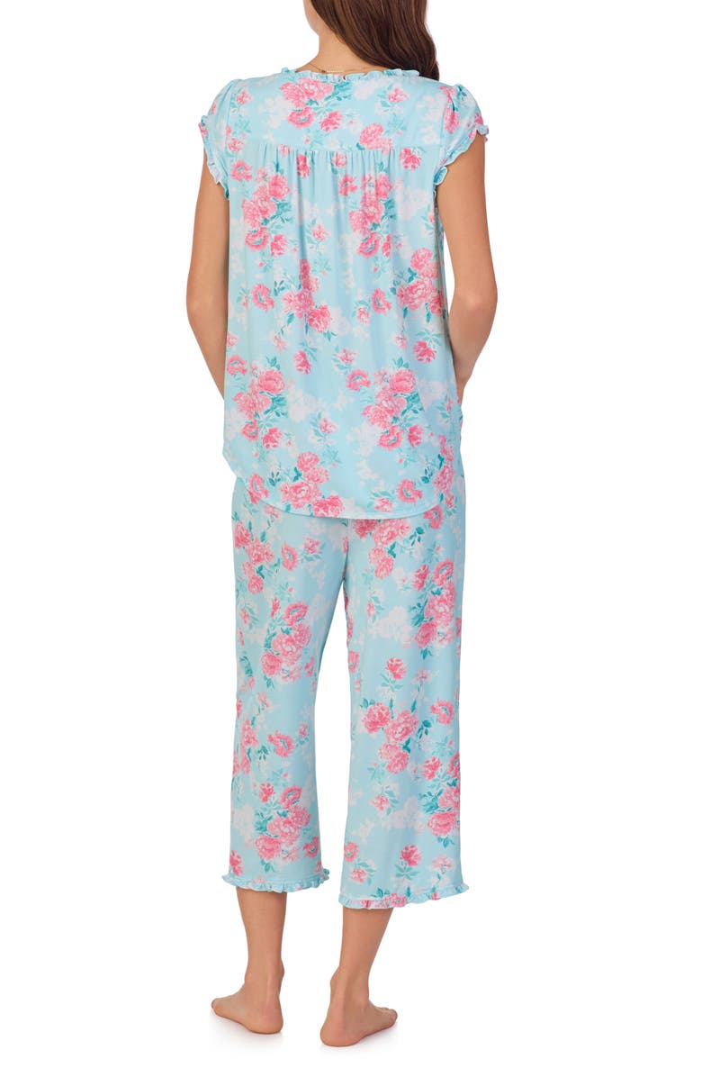 Eileen West Floral Crop Pajamas, Alternate, color,