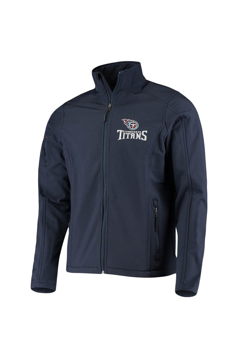 Men's Dunbrooke Navy Tennessee Titans Sonoma Softshell Full-Zip Jacket, Alternate, color, Navy