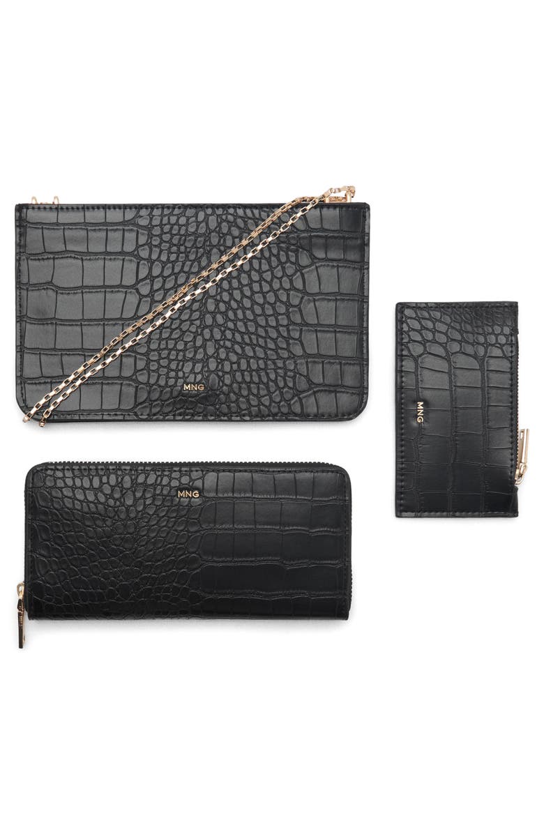 MANGO Chain Card Holder, Alternate, color,