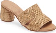Chocolat Blu Raffia Slide Sandal