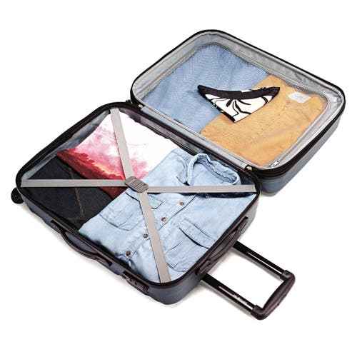 Samsonite Omni Pc Checked-large 28-inch Hardside Expandable Luggage With Spinner Wheels