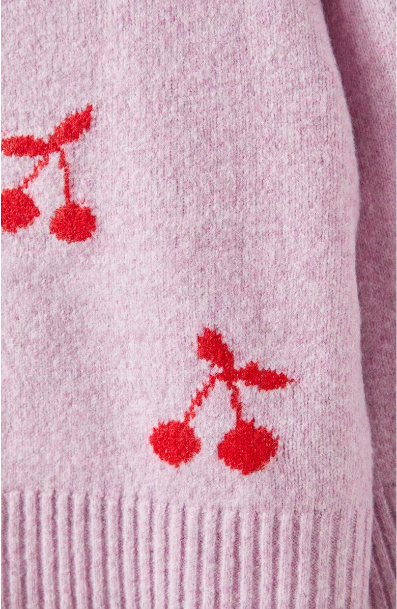 Cotton On Kids Kid's Soft Knit Sweater, Alternate, color, Chaulky Mauve Marle Red