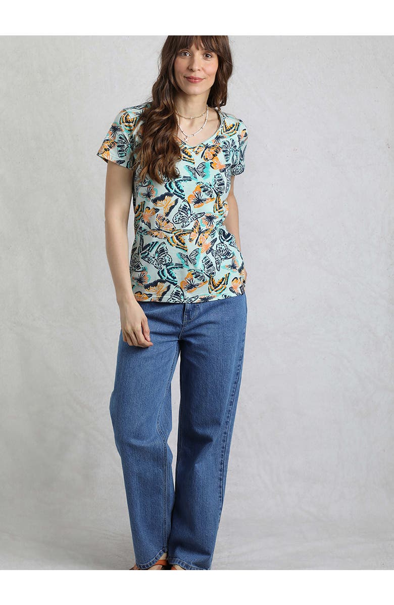 Weird Fish Merica Printed Jersey T-Shirt, Alternate, color, Seafoam