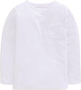 Mini Boden Kids' Everyday Long Sleeve Cotton Pocket T-Shirt