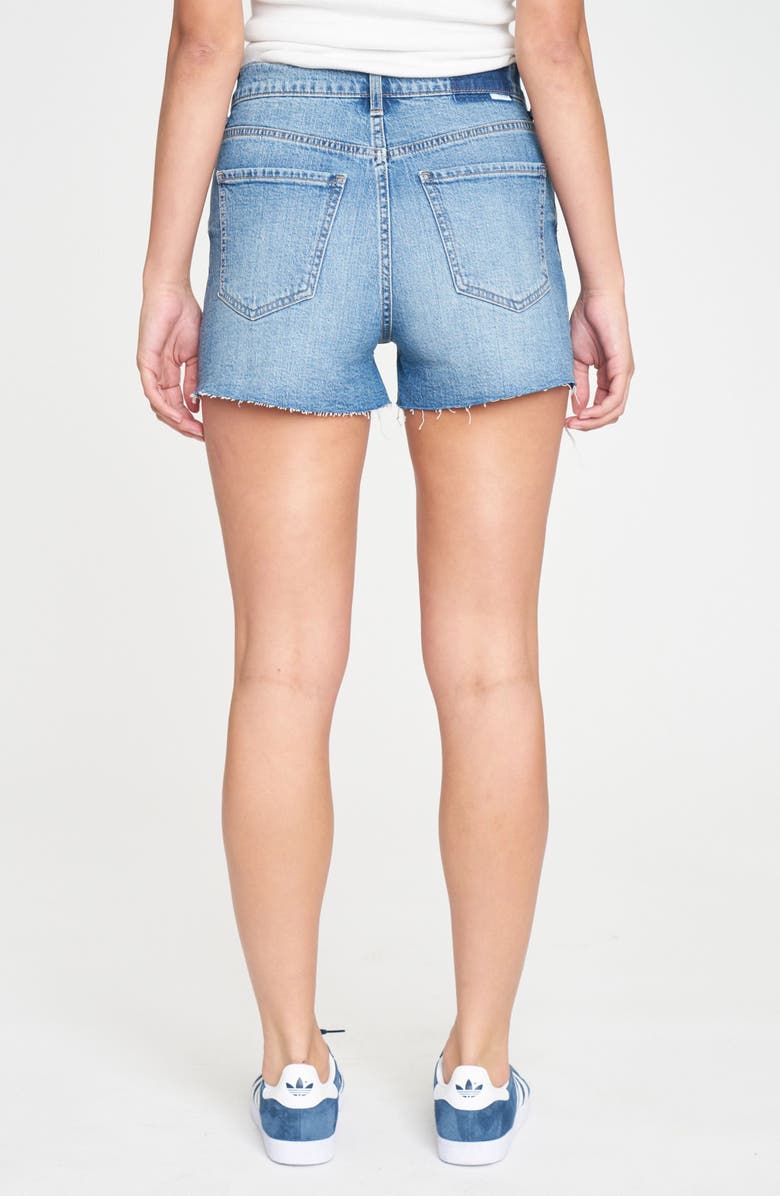 DAZE Troublemaker High Waist Denim Cutoff Shorts, Alternate, color, 