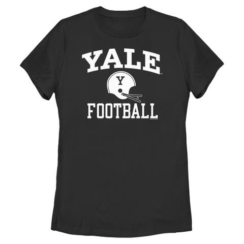 Women's Yale University Football Helmet Logo  Graphic T-Shirt