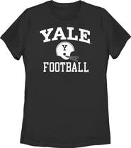 Yale University Womens Yale University Football Helmet Logo T Shirt