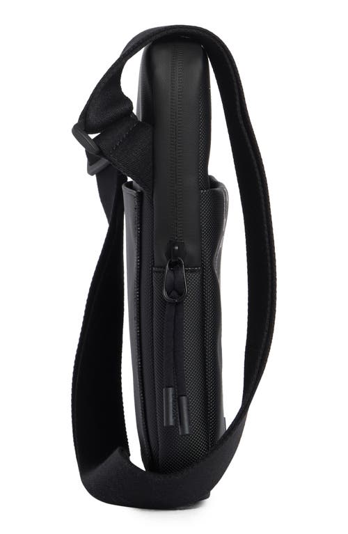 Lacoste Flat Crossover Bag In Black