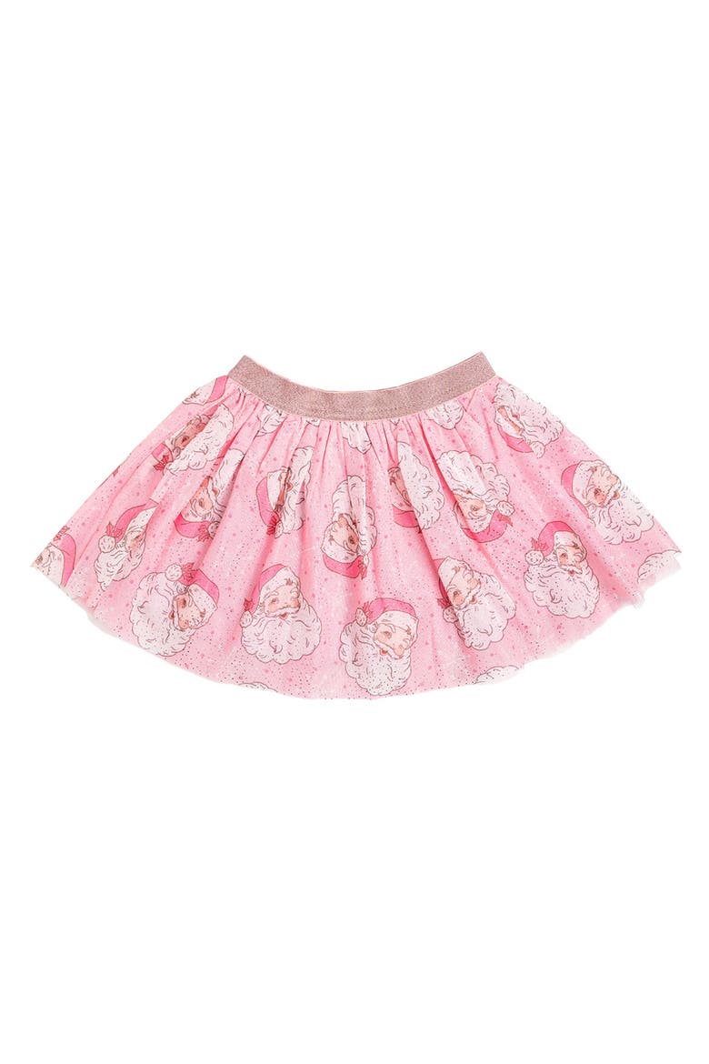 Retro Santa Christmas Tutu, Main, color, Pink