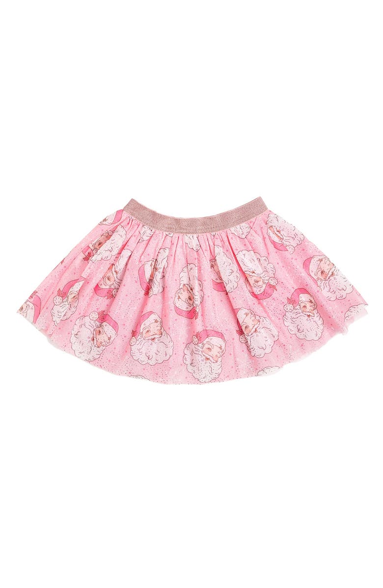 Sweet Wink Retro Santa Christmas Tutu, Main, color, Pink