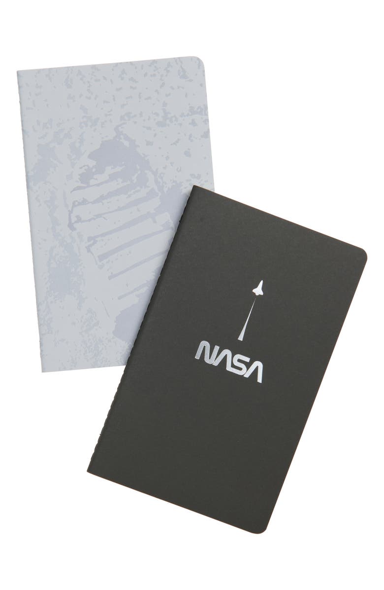 Moleskine Set of 2 Large Cahier Journals, Main, color, Black And Gray