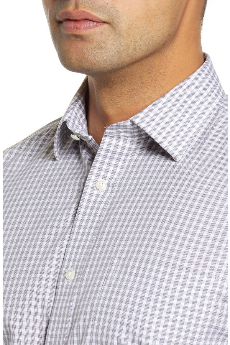 Smartcare™ Traditional Fit Check Dress Shirt, Alternate, color, GREY PAVEMENT
