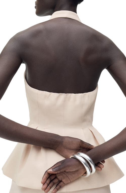 Mango Pleated Halter Vest