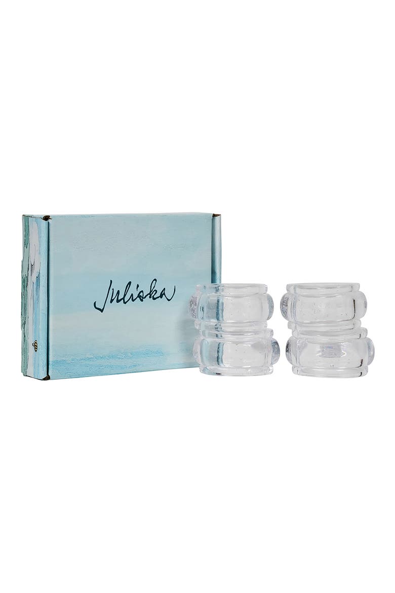 Provence Set of 4 Napkin Rings, Alternate, color, CLEAR