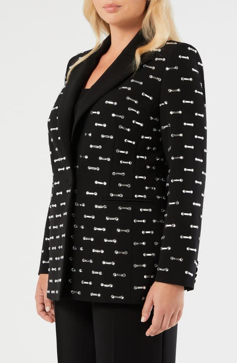 Mecsmalto Rhinestone Detail Jacket