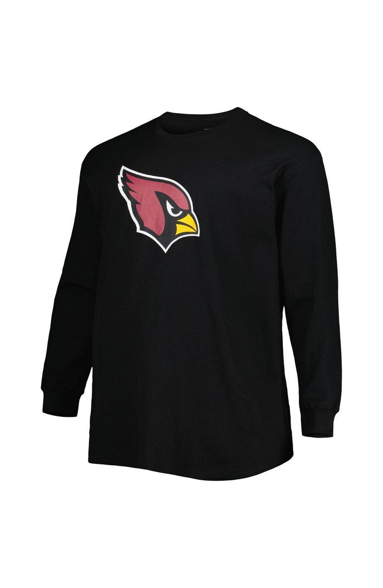 FANATICS Men's Fanatics Branded Black Arizona Cardinals Big & Tall Thermal Long Sleeve T-Shirt, Alternate, color, 