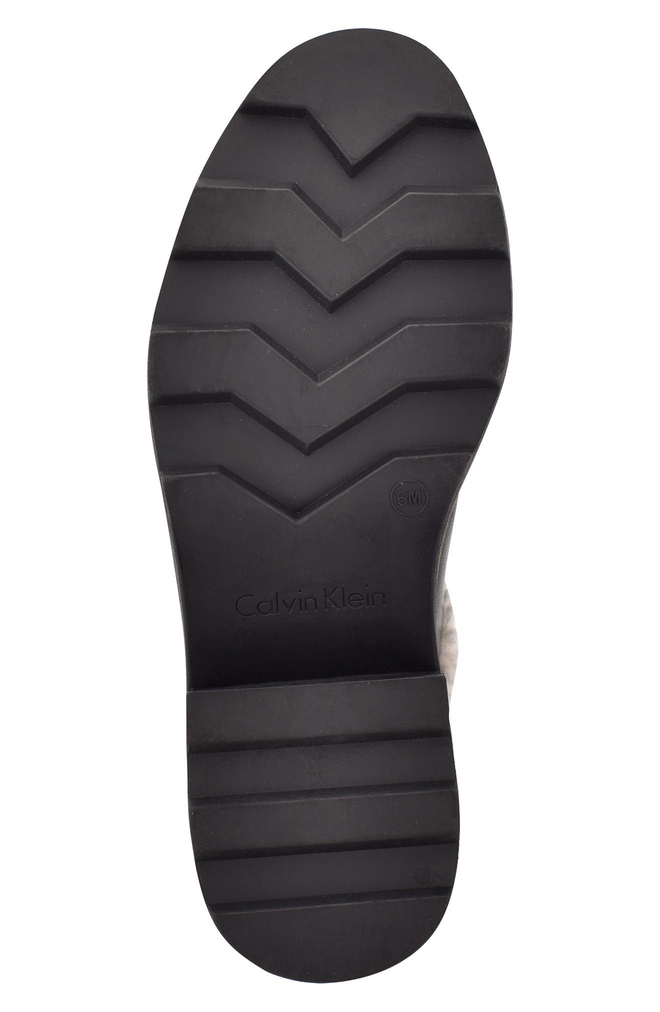 Calvin Klein Anissa Faux Shearling Chelsea Bootie, Alternate, color, 