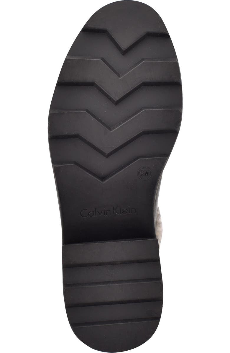 Calvin Klein Anissa Faux Shearling Chelsea Bootie, Alternate, color,