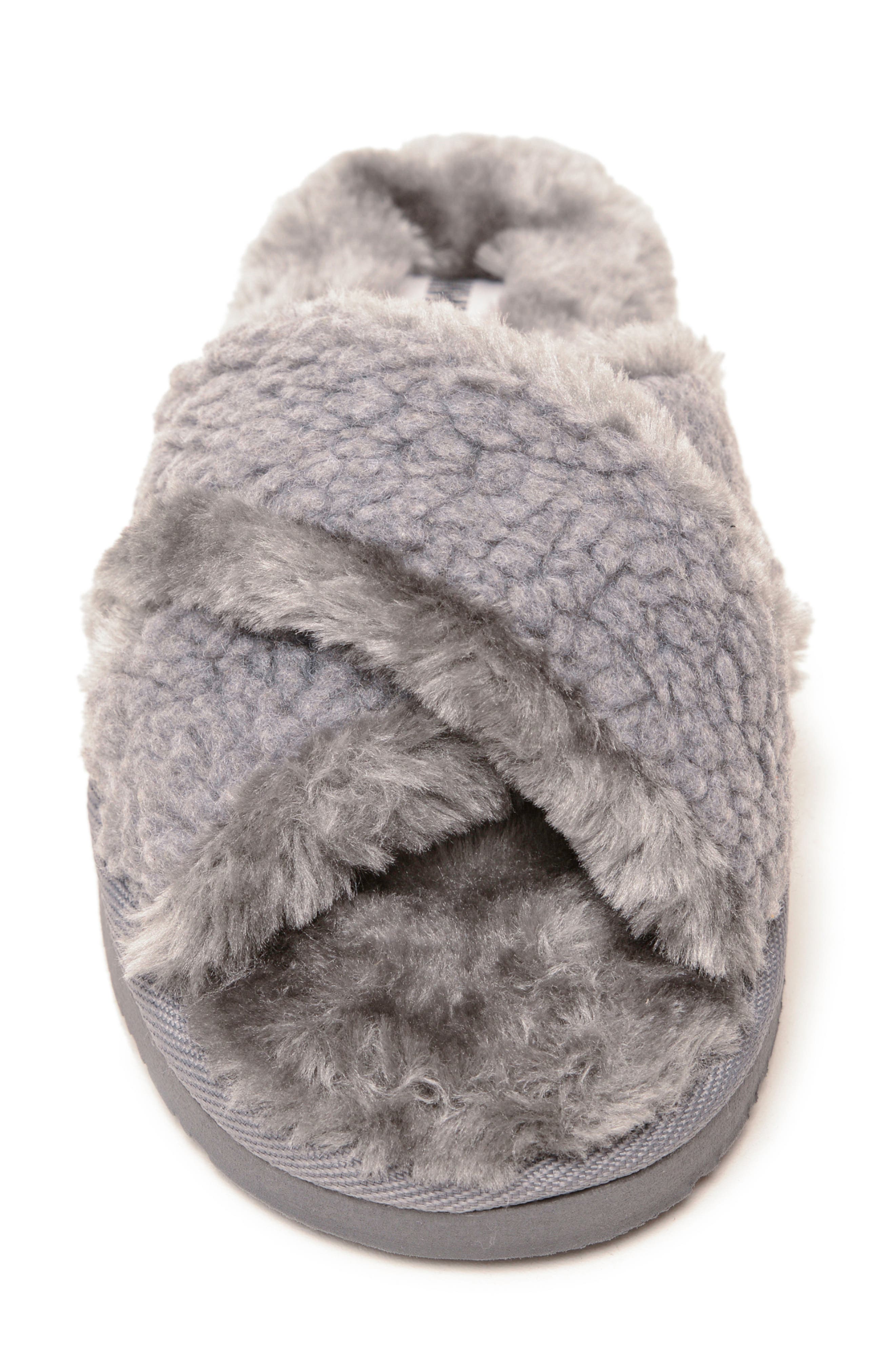 Minnetonka Teddy Faux Shearling Slipper, Alternate, color, 