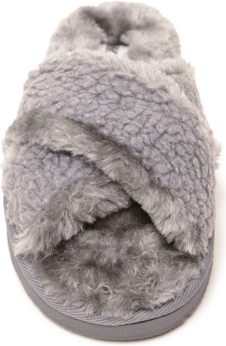 Minnetonka Teddy Faux Shearling Slipper, Alternate, color,