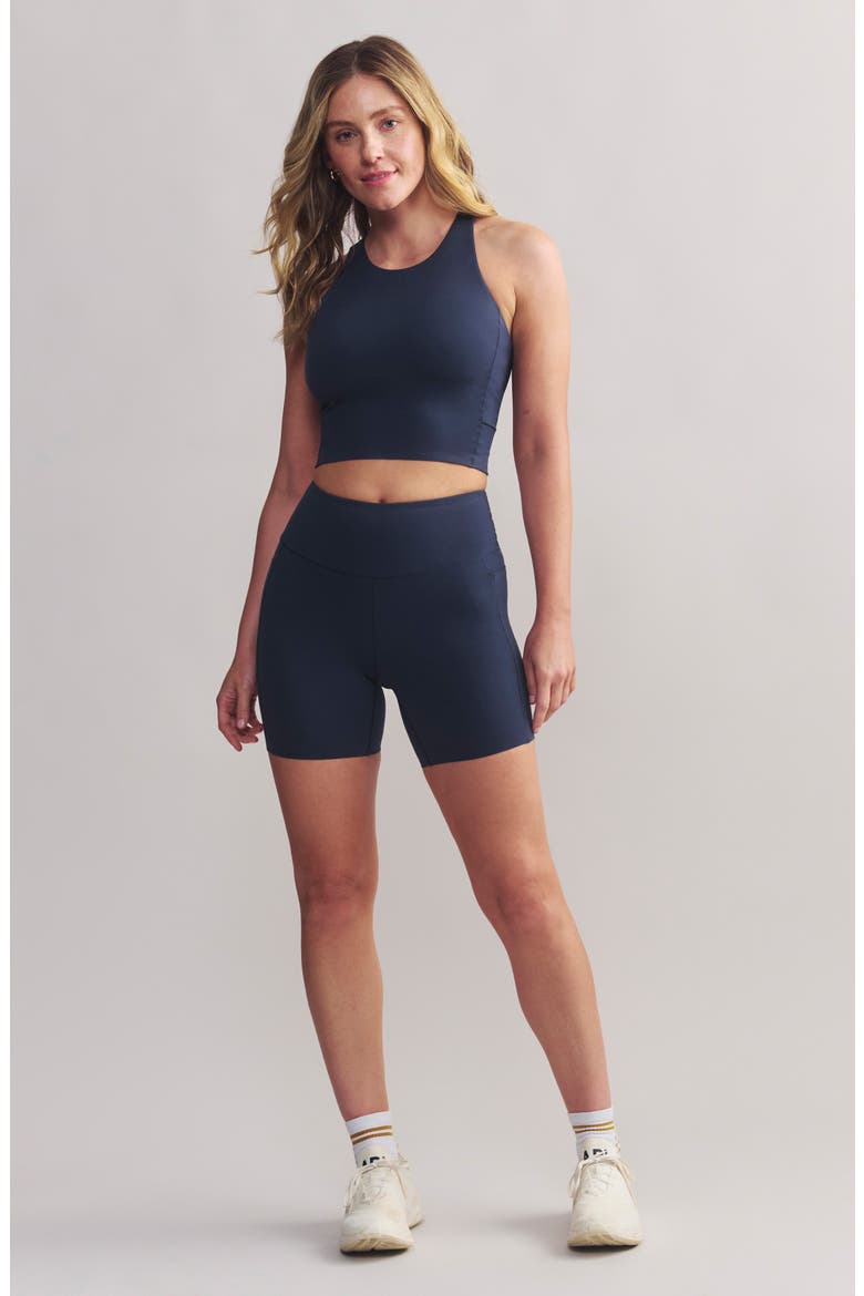 Revive Pocket Bike Shorts, Alternate, color, NAVY BLUE