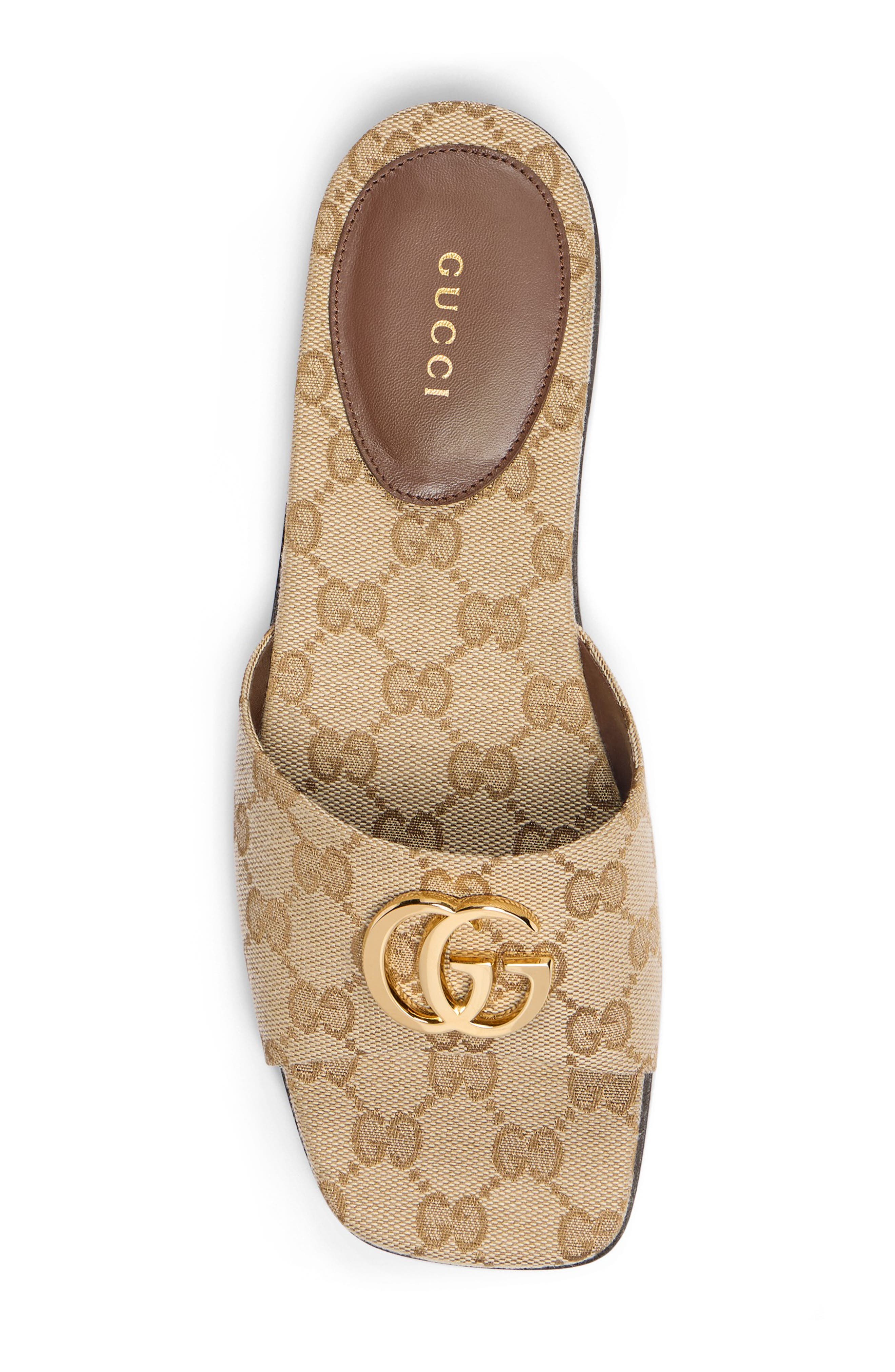 Interlocking-G Slide Sandal, Alternate, color, ROPE BEIGE