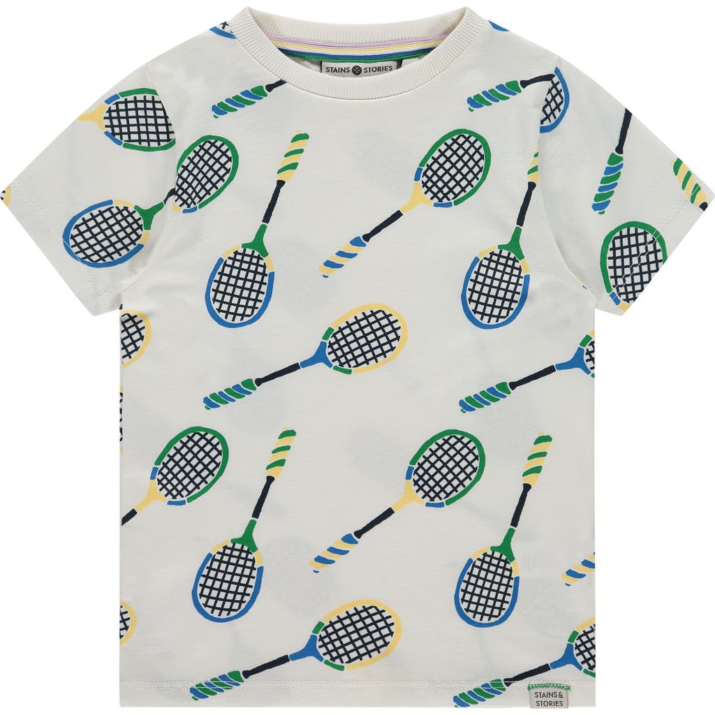 Stains And Stories By Babyface Allover Print T-shirt In Neutral